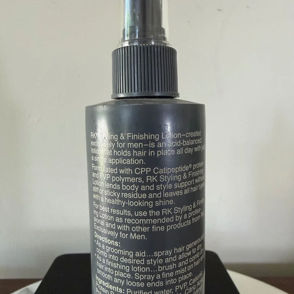 Redken RK Exclusively For Men Styling Finishing Lotion 8 oz Discontinued Vintage